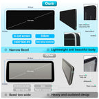 12.8" CarPlay for Mercedes E Class W212 S212 NTG4.5 13-14 Android