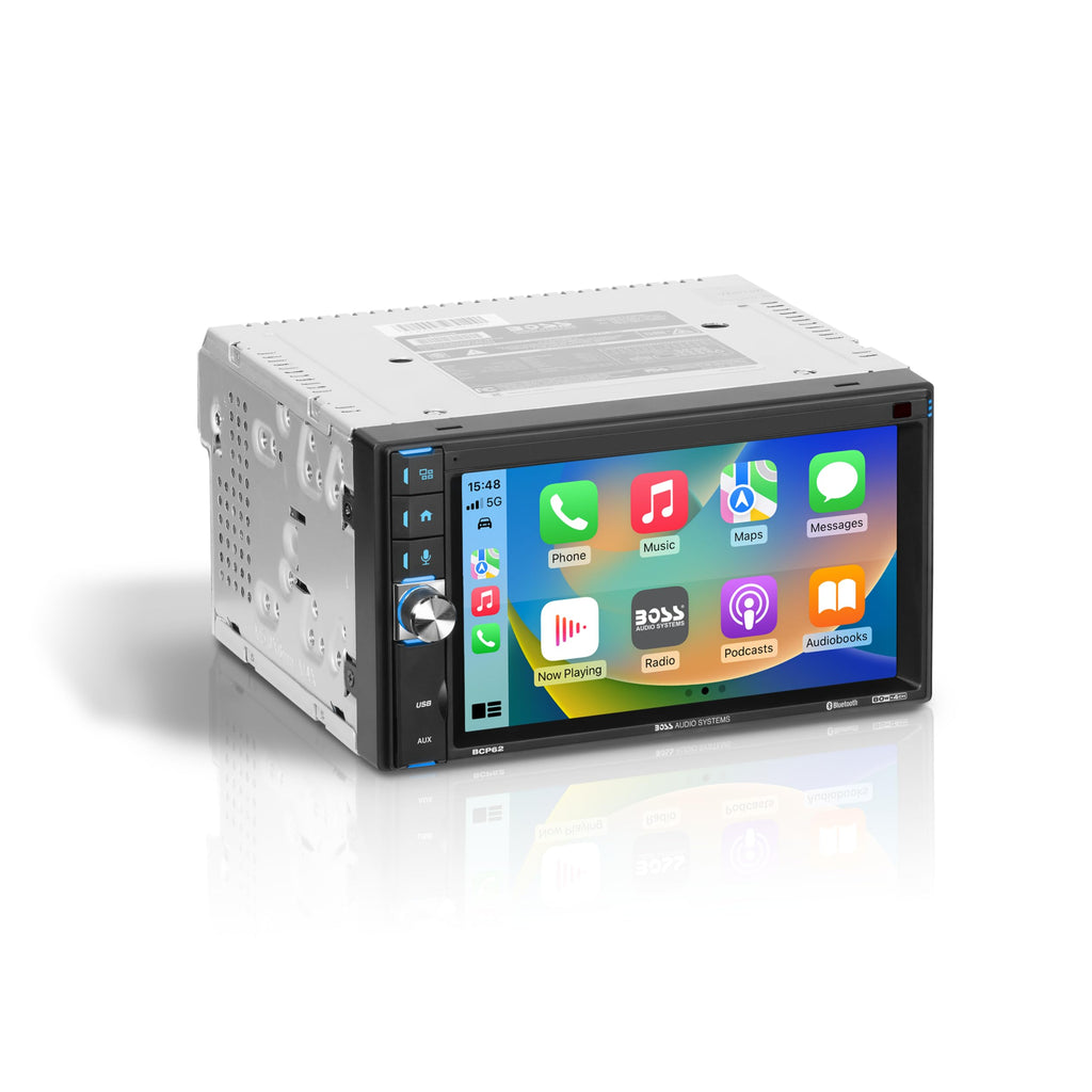 BOSS Audio Systems BCP62-RC 6.2 Inch CarPlay Only Car Stereo, Backup Camera