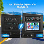 4G+64G Car Radio for Chevy Express Van 2008-2011 with 10 Inch Touch Screen