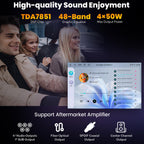 JOYING Car Radio for Toyota RAV4 2013-2018 Android 13 Head Unit 9 Inch Touch Screen Car Stereo with Carplay & Android Auto, GPS Navigation, Bluetooth, SWC, AM/FM Radio(JY-TT186N8)