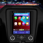 Android 13 Car Stereo Radio Compatible for Ford Mustang 2010-2014 Dual Screen Radio Upgrade,Wireless CarPlay Android Auto Head Unit Built-in DSP Bluetooth WiFi SWC MirrorLink [6G+128G]