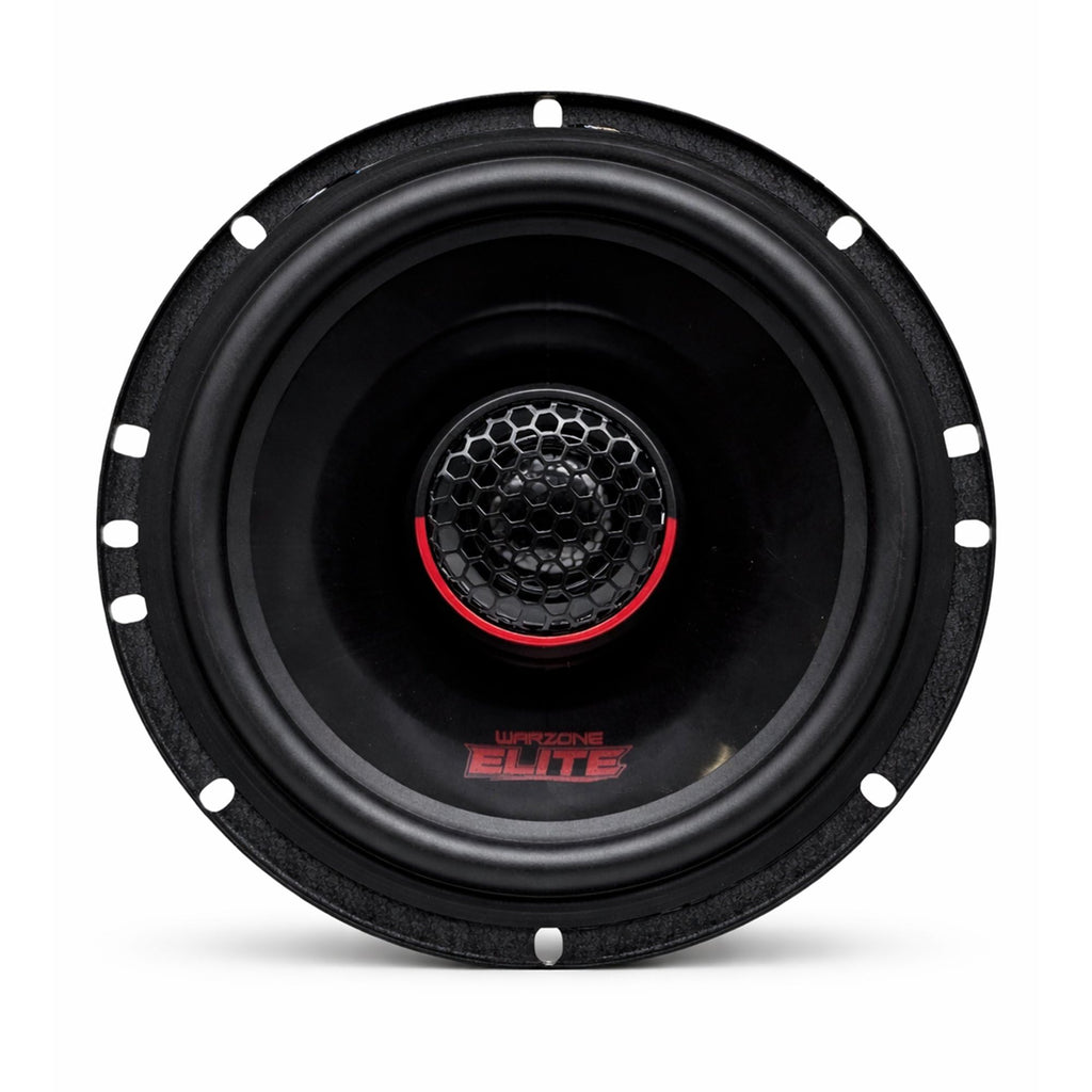 Warzone WZ-E652 6.5 Inch Coaxial Car Speakers with WZ1000-4 1000W 4-Channel Class A/B Amplifier & Gravity 4 Gauge Wiring Kit - Car, Truck, SUV, RV Audio Bundle