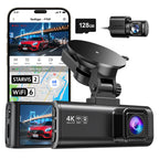 REDTIGER F7NP Dash Cam & Acc Hardwire Kit, 4K Starvis 2 Dash Camera for Cars with Built-in GPS WiFi and Included Memory Card
