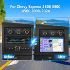 2G+32G Car Stereo Upgrade for Chevy Express 2500 3500 4500 2008-2024