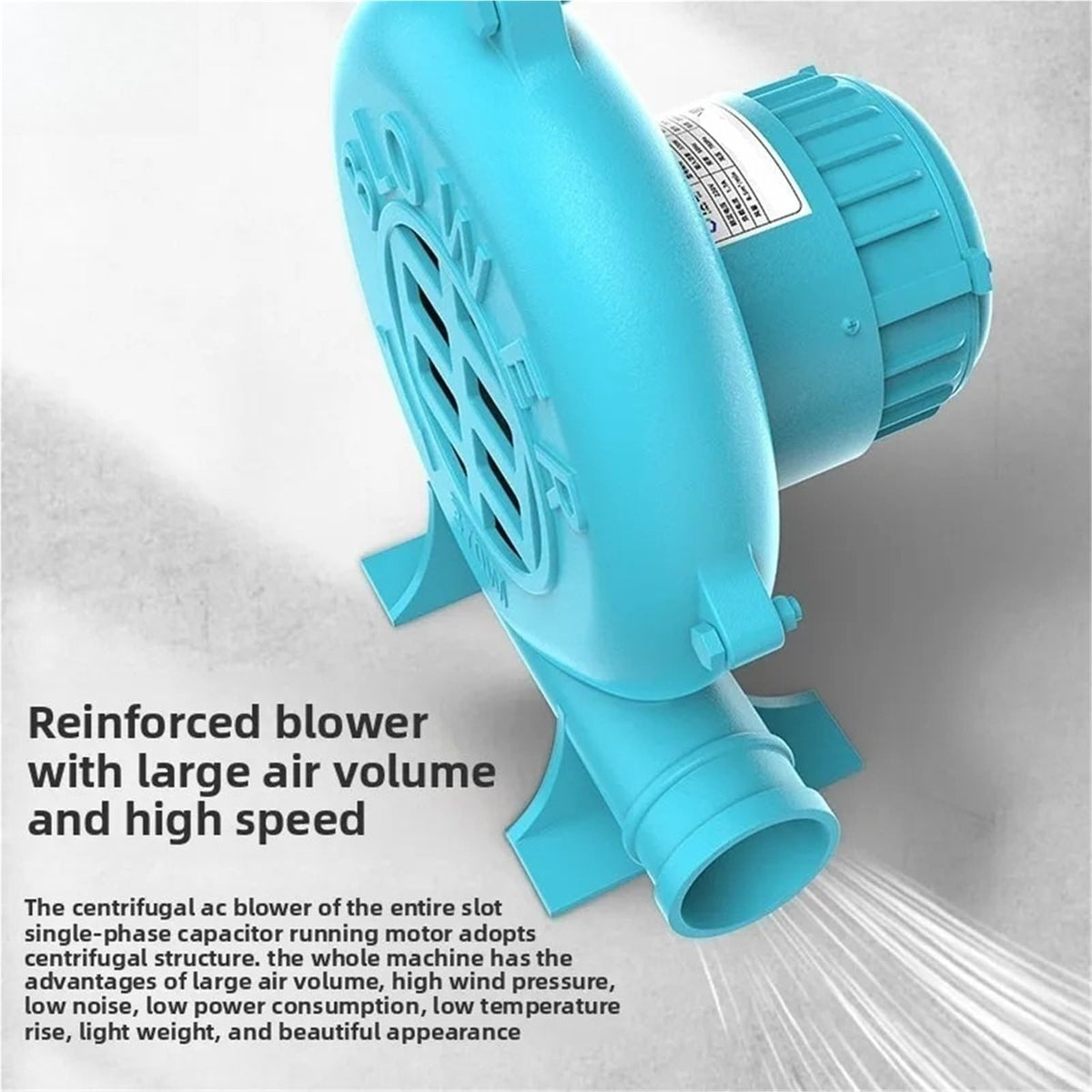 Small High Power Blower 220V Home Firewood Stove Barbecue Air Supply Industrial Combustion Fan Inflatable Equipment