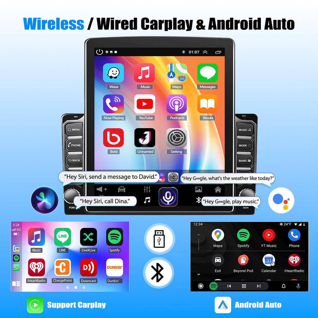 9.7" Android 13 Car Stereo Radio for 2006-2008 Dodge Ram 1500 2500 3500