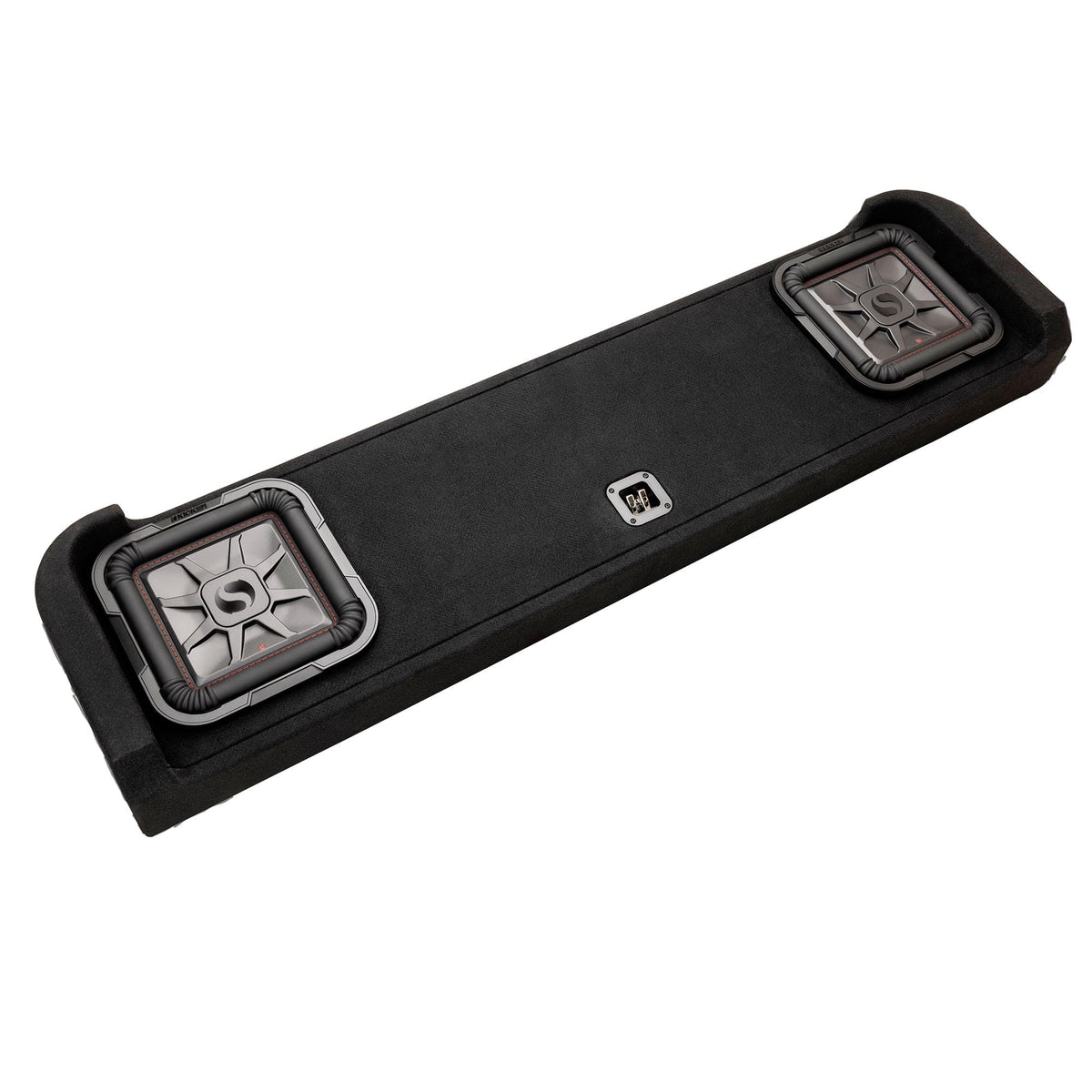 KICKER F-Series Super Duty 17-UP Crew Cab Audio Upgrade, LX 5 Ch Amp, Speaker Upgrade & Vehicle Specific Dual 10" Solobaric Enclosure