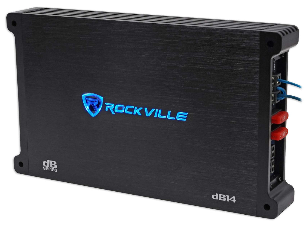 Audiosavings Bundle: Power Acoustik BAMF-124 12" 3500 Watt Car Audio Subwoofer Bundle with Rockville dB14 4000w Peak Amplifier Car Audio Amp, Rockville RWK41 4 Gauge Installation Wire Kit (3 Items)