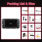 7 Inch Car Radio for Chevy Traverse 2008-2012 IPS Touchscreen Android 13 Stereo with Wireless CarPlay Android Auto, 4+64G GPS Navigation Bluetooth Backup Camera Steering Wheel Control