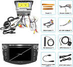 Car Radio for Toyota RAV4 2006-2012 7" QLED IPS CarPlay Android Auto Stereo DVD Player GPS Navigation with Bluetooth SWC 4G/WiFi FM/AM RDS (Octa-core CPU, 6GB RAM+128GB ROM)