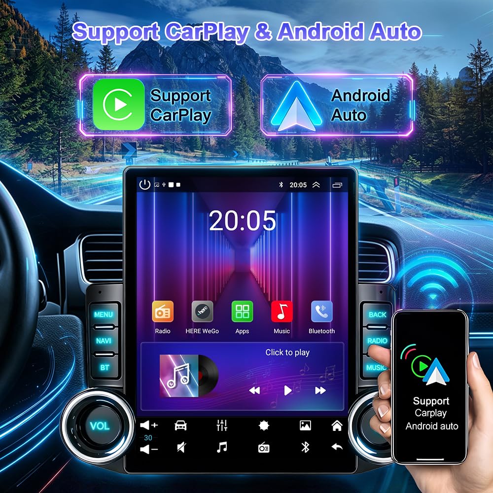 4G+64G 9.7" Android 14 Car Radio Stereo for Freightliner Sprinter 2007-2018
