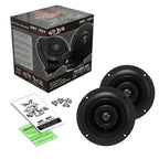 Wild Boar Audio WBC 1654 High Performance 6.5" Front Speakers with Grills (2 Pack), Fits 2014-2024 Harley-Davidson Motorcycles