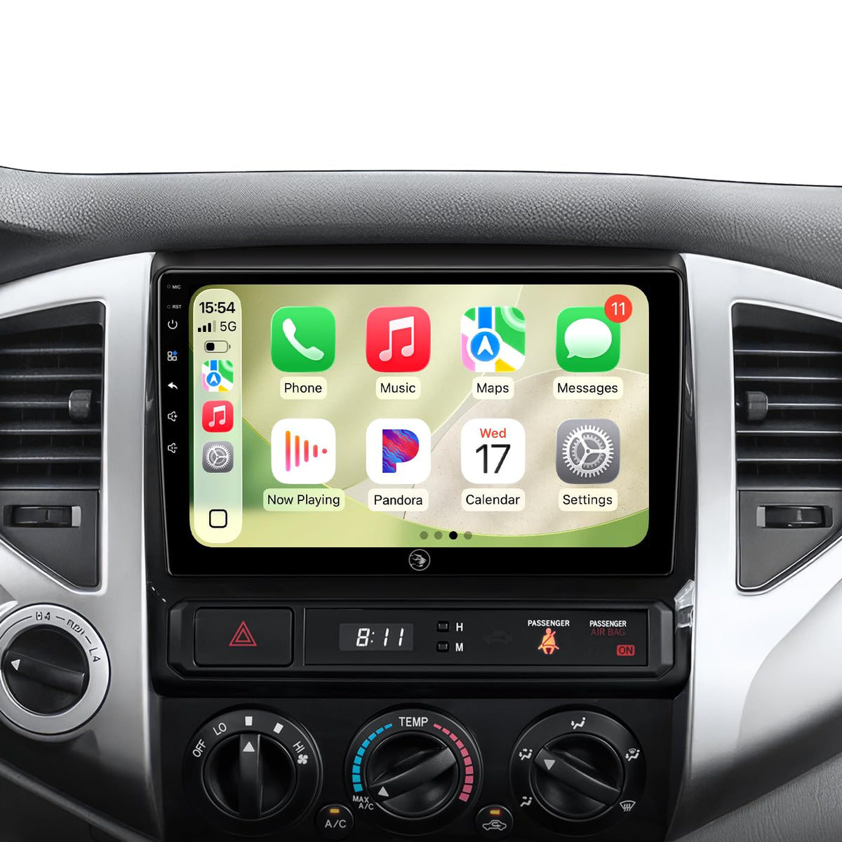 64G Car Radio Stereo for Toyota Tacoma 2005 2006 2007 2008 2009 2010 2011 2012 2013 2014 2015, CarPlay & Android Auto Head Unit, 9" Touchscreen/GPS Navigation/HD Backup Camera/SWC