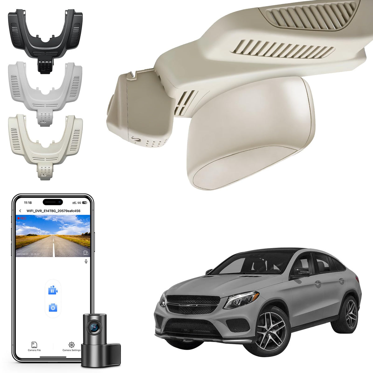 Mangoal STARVIS 2 Dash Cam for Mercedes-Benz GLE 2020-2026 & GLS 2020-2026