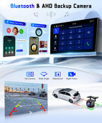 4G+128G Car Radio Stereo for Ford Edge 2016-2020, 9inch HD in-Cell Touch Screen/Android 15/Wireless CarPlay/Android Auto/GPS/WiFi/5.0Bluetooth/FM/RDS/SWC/AHD Backup Camera