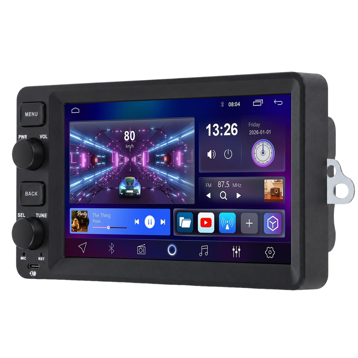 4 Core 64G 7" Double Din Car Radio for Chevy Blazer Trailblazer 2004-2006