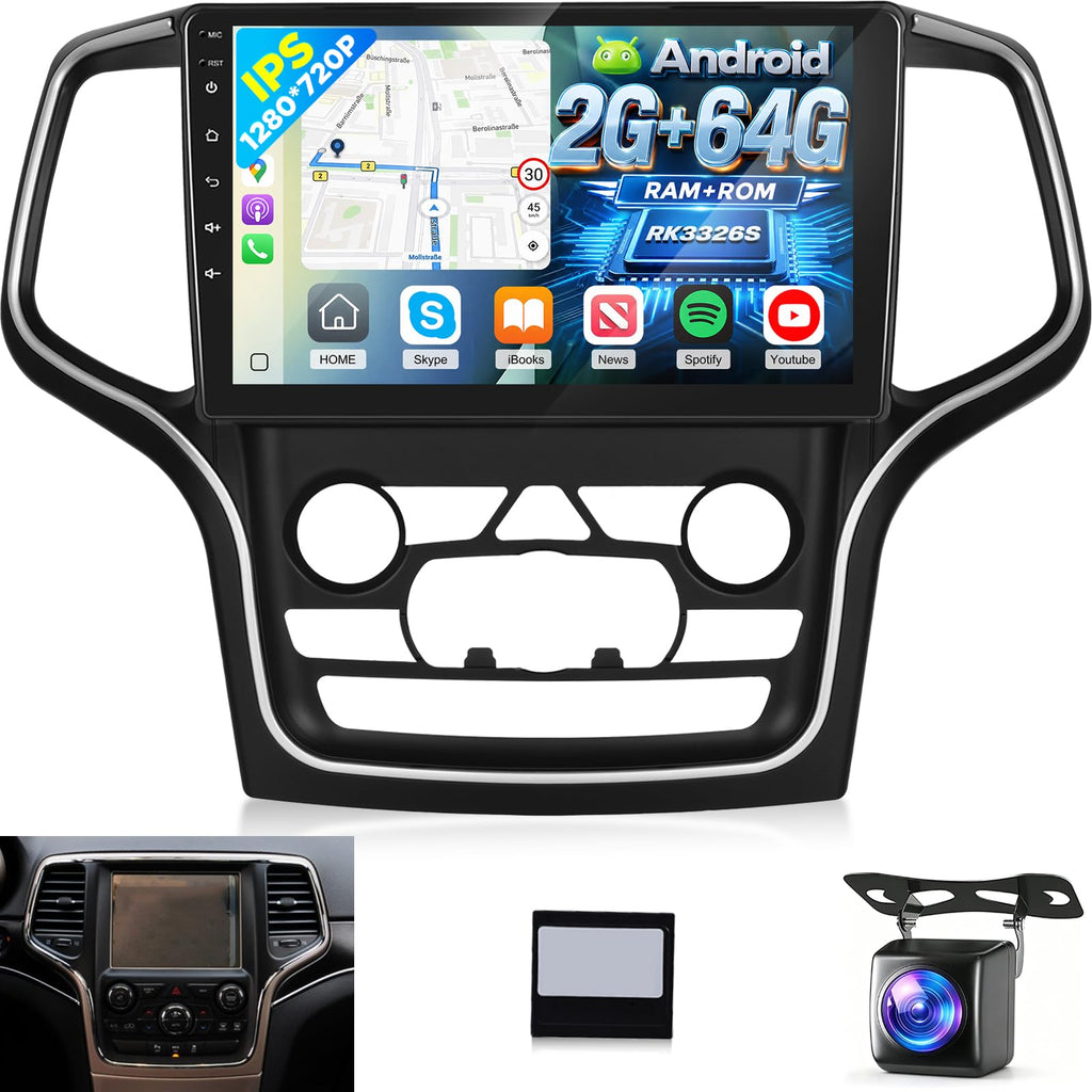 2+64G10.1 Android Radio for Jeep Grand Cherokee 2014-2020 for Big Screen