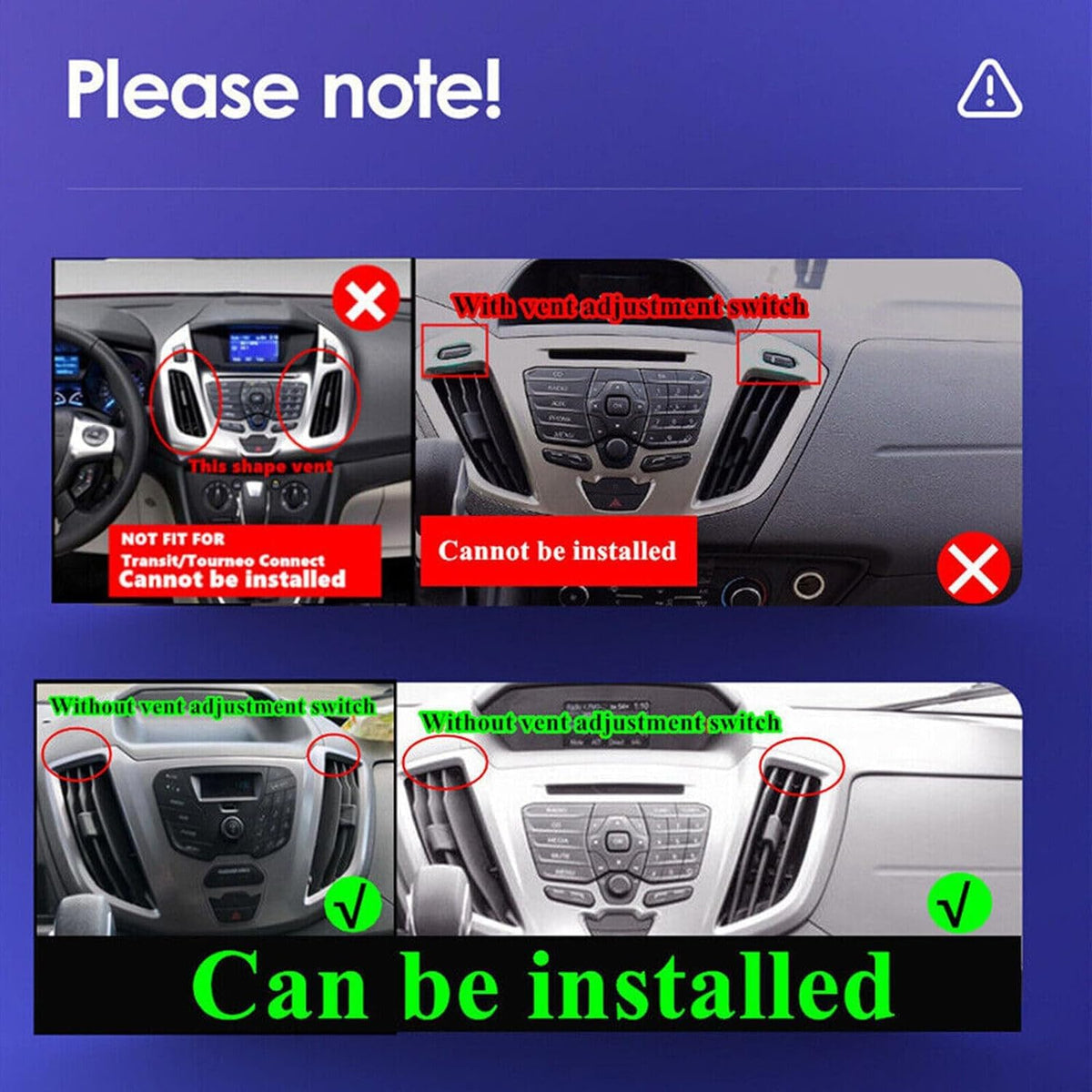 9.7" Upgrade Android 15 Car Stereo for Ford Transit 2013-2019, 2+64G