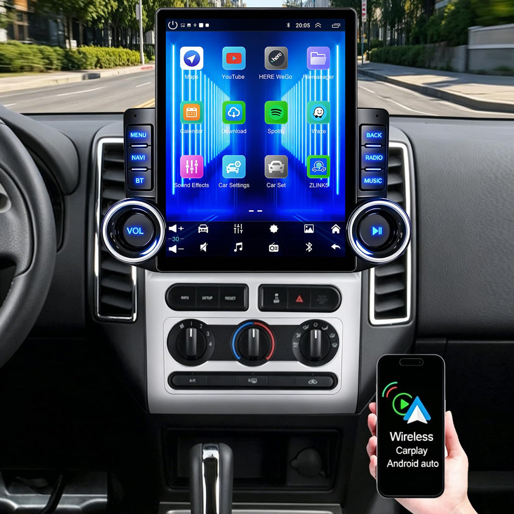 Car Stereo for Ford Edge 2007 2008 2009 2010 with Carplay/Android Auto