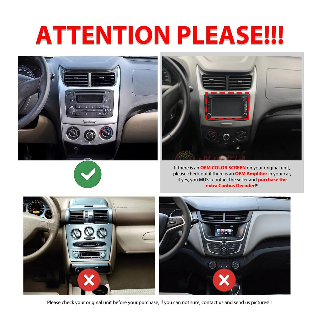 for Chevrolet Sail 2005-2016 Car CarPlay Android Auto Navigation Stereo GPS Radio Reverse Camera Display 9" IPS Touchscreen Headunit Tablet Pad Media Player, if Applicable Quad Core 4G+64G