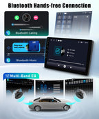 Car Stereo for Ford Edge 2016-2020 with Wireless CarPlay & Android Auto