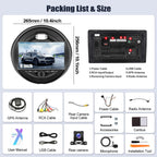 SIXWIN Android Car Play Screen for BWM Mini Cooper F55 2014-2019 9 Inch Touch Screen with CarPlay Android Auto Mirror Link Bluetooth FM 28UI Backup Camera GPS WiFi FM SWC MIC 2G+64G
