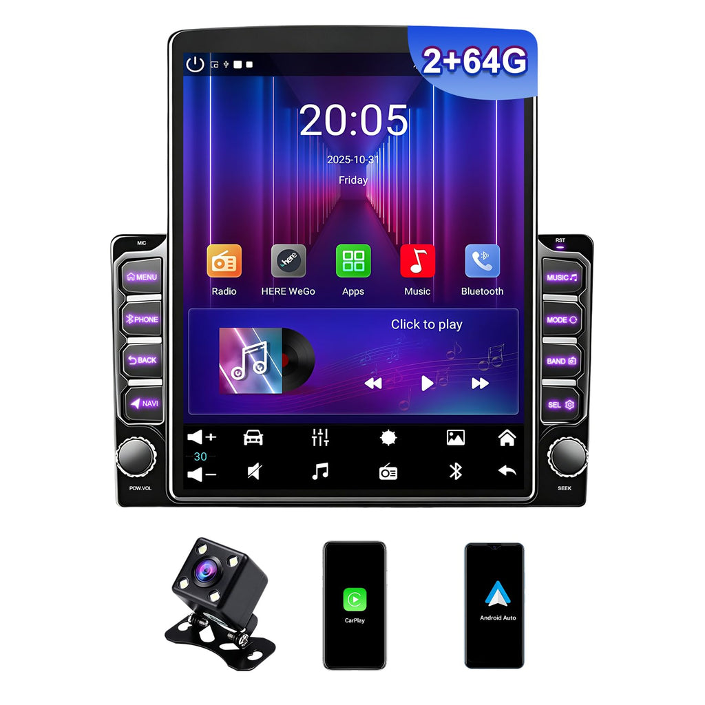 9.7" Car Stereo Radio 2+64G for Ford E-250 E-150 E-350 Super Duty 2009-2014