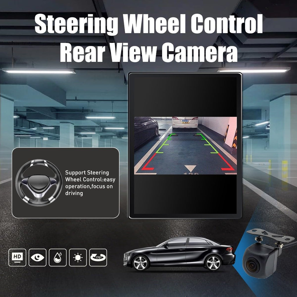 KUNFINE Tesla Style 12.1 Inch Android 11 Autoradio Car Navigation Stereo Multimedia Player GPS Radio IPS Touchscreen fortoyota Highlander 2009-2013