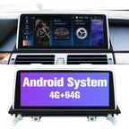 Stereo for E70 E71: 8+128G Car Stereo with Bluetooth Apple Carplay for BMW E70 E71 CIC 2011-2013, 10.25" Aftermarket Touch Screen Android System Head Unit Car Play Radio with Backup Camera FMAM GPS