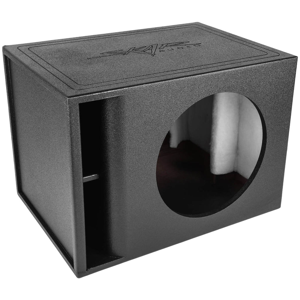 Skar Audio AR1X10V-SPL Single 10" SPL Series Universal Fit Armor Coated Ported Subwoofer Enclosure