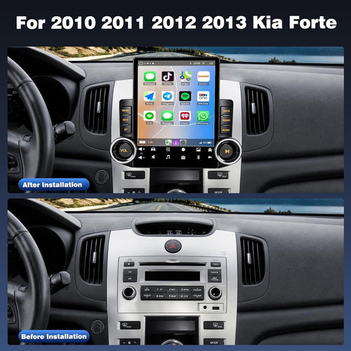 4Core 64G 9.7 Inch Android 14 Car Radio Stereo for Kia Forte 2010-2013