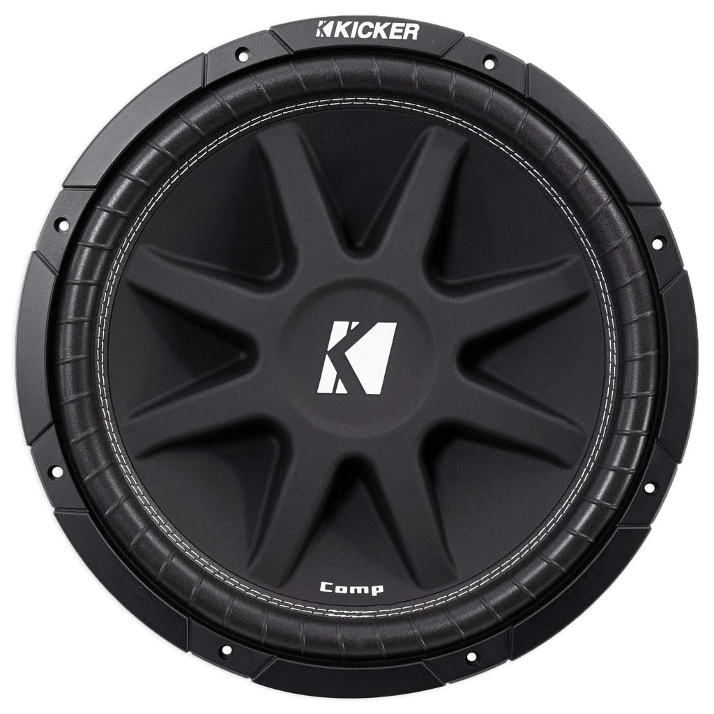 Kicker 43C154 Comp 15" 500 Watt Car Audio Subwoofer+Sealed Sub Box Enclosure