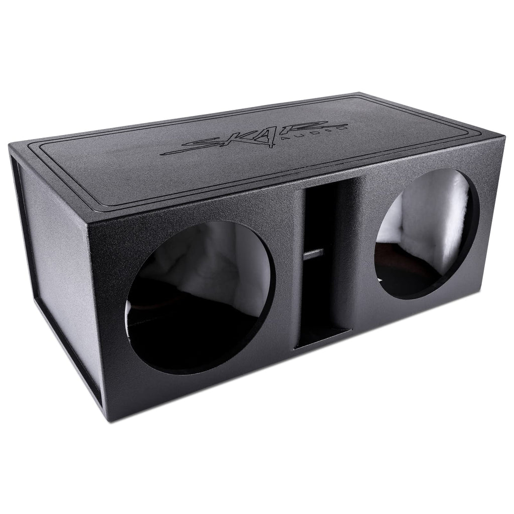 Skar Audio AR1X10V-SPL Single 10" SPL Series Universal Fit Armor Coated Ported Subwoofer Enclosure