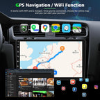 Android 14 Car Radio for Chevrolet Malibu 2008-2012 10 Inch Touch Screen Car Stereo with Wireless Carplay Android Auto GPS Navigation WiFi Bluetooth Backup Camera, 2G+32G
