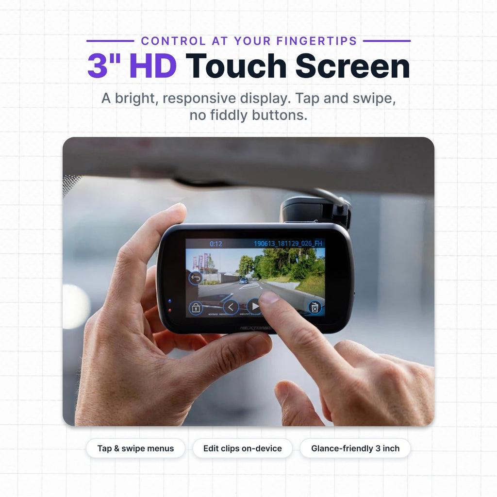 Nextbase 1440p HD Wi-Fi Dash Cam 522GW with Alexa…