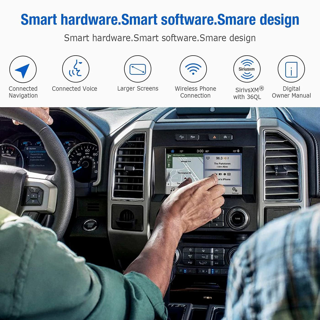 for Accessories SYNC 3 APIM Module Navigation Upgrade Latest V3.4 System Version NA 222 Map GPS Navigation, APIM Module Supports Apple CarPlay and Android Auto, Compatible 16-19 F150 - F450