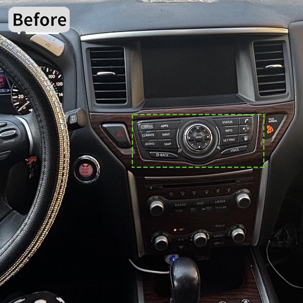 for Nissan Pathfinder 2012-2020 Android Radio Tesla Style