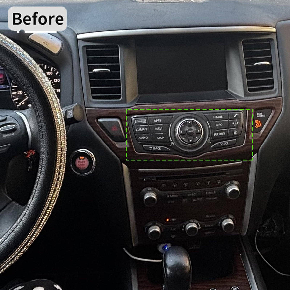 for Nissan Pathfinder 2012-2020 Android Radio Tesla Style