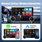 for Nissan Np300 Navara 2015-2025 Display Knobs CarPlay/Android Auto Autoradio Android FM Radio Car Navigation Stereo Pad Player GPS 10.1" QLED Touch Screen Headunit Tablet Quad Core 2G+64G