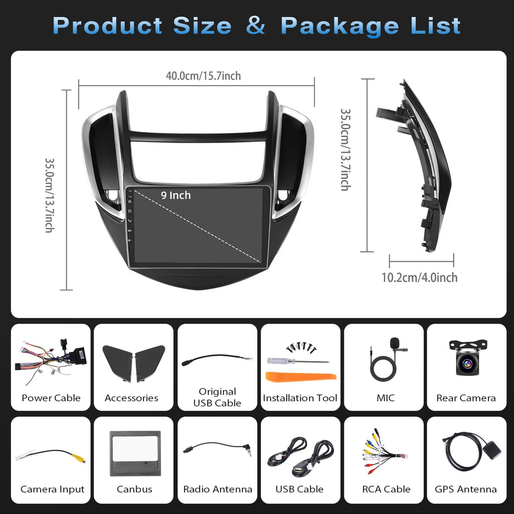 [4G+64G]Android Car Radio for Chevrolet Chevy Trax 2014-2016 with 5Ghz WiFi