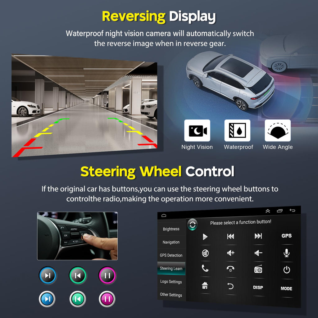 10In Android 15 Car Stereo Radio for Chevy Impala 2006-2013