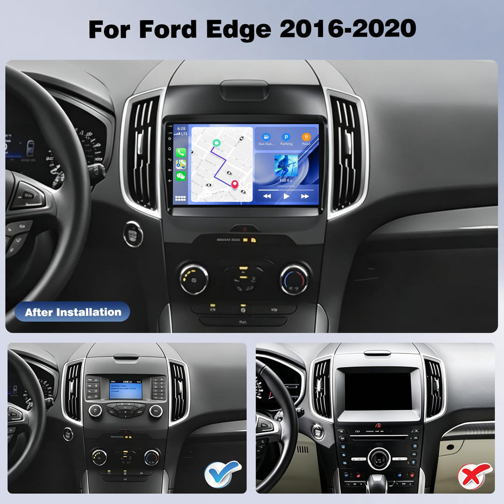 4+64G Car Radio for Ford Edge 2016 2017 2018 2019 2020