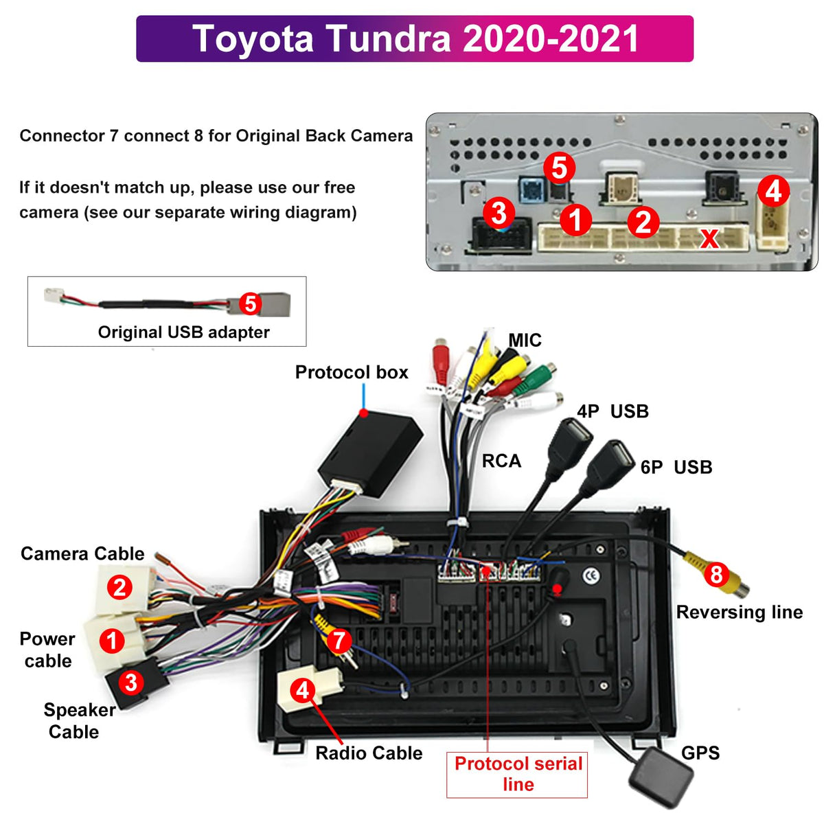 4core 64G 9in Car Stereo Radio for Toyota Tundra 2014-2021 Fit JBL & No JBL