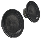 Sundown Audio SA-6.5CS v.3 6.5 in 125-Watt Car Audio Component Speakers, Silk Dome Tweeters, Carbon Fiber Cones, Adjustable Crossovers, for Vehicle Sound Systems, 4-Piece