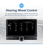 10.2” HD 4G+64GB Android15 Car Stereo Radio Upgrade for Jeep Wrangler JL & Gladiator JT 2018-2023 Volume Knob Keybutton Wireless Carplay/Android Auto Steering Wheel Control WiFi USB-C Fast Charging