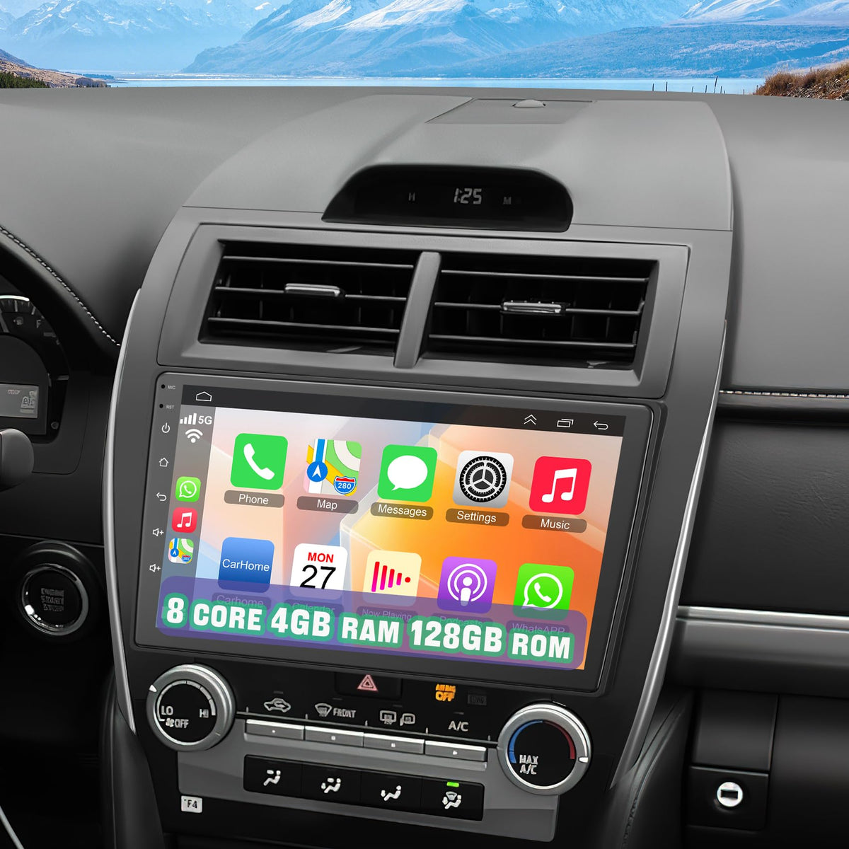 Updated Car Radio for Toyota Camry 2015 2016 2017 with Key & Fast Charging