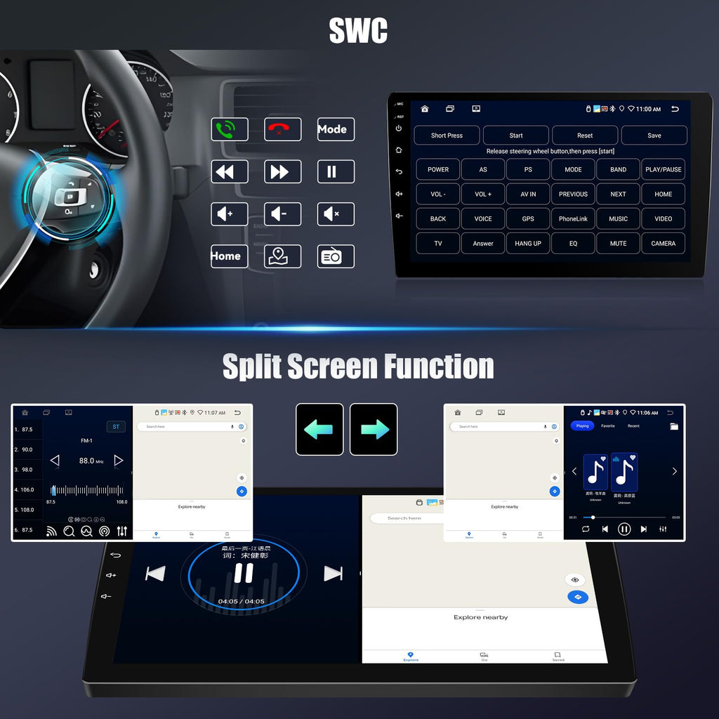 [8 Core 6G+128G] Android 15 Car Radio for Honda Vezel HRV 2014-2018