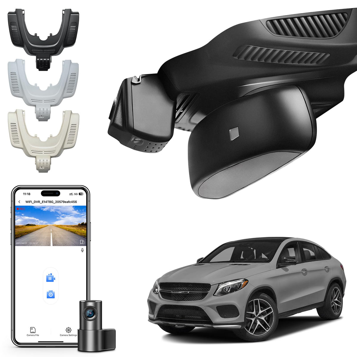 Mangoal STARVIS 2 Dash Cam for Mercedes-Benz GLE 2020-2026 & GLS 2020-2026