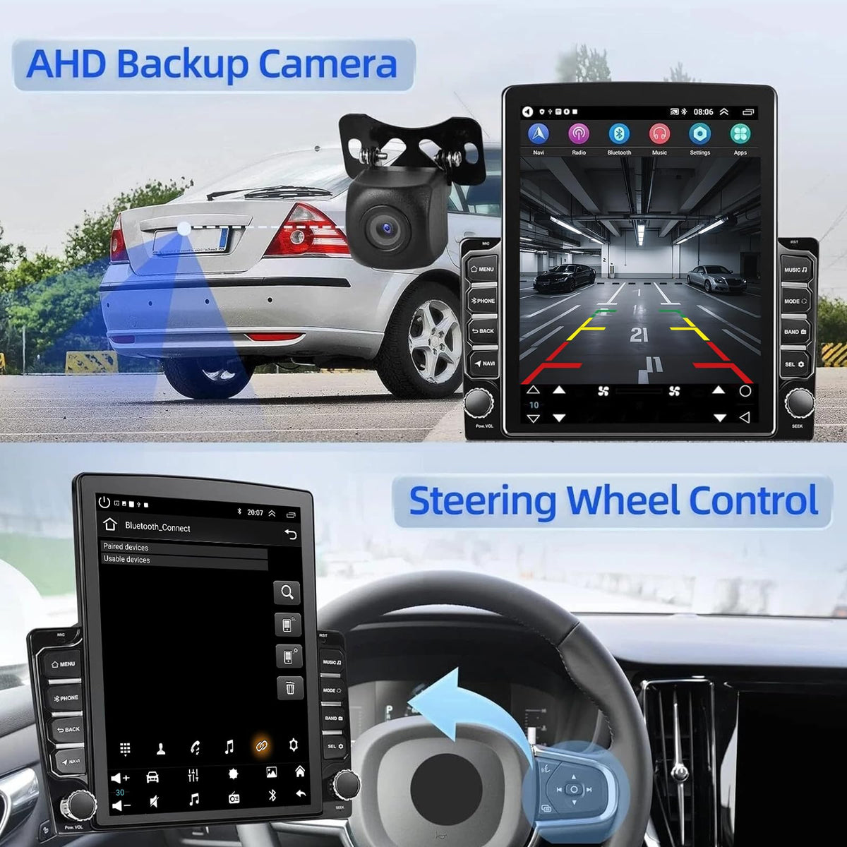 Car Stereo for Dodge Ram 1500/2500/3500 2006-2008, 9.7 Inch Touchscreen