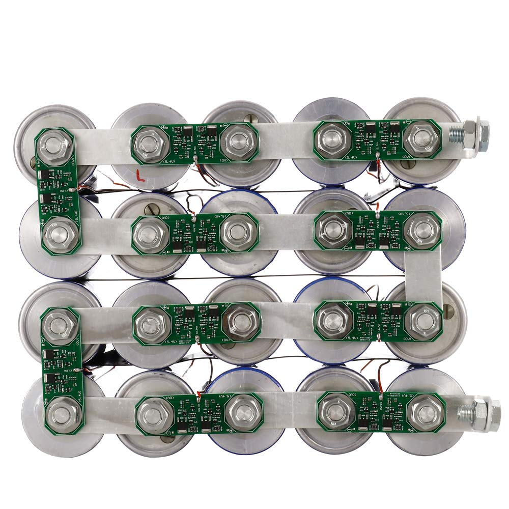 Maxwell 54V 150F Super Capacitor Battery 20pcs 3000farad ultracapacitor car Audio Amplifier 48Volts Solar Power System Home